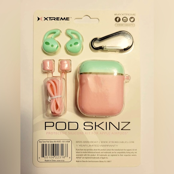 2 POD Skinz - Protective Silicone Kit for Apple Airpods - Picture 2 of 7